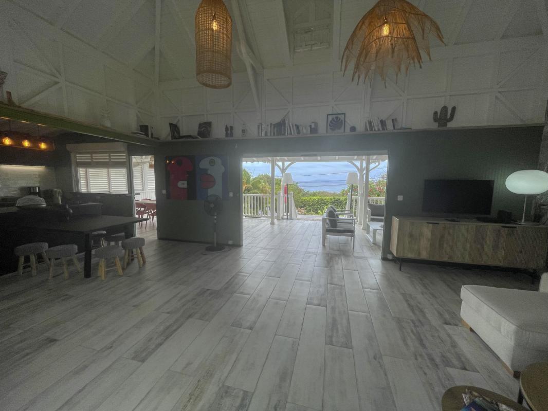 17.Location villa piscine vue mer Saint François  Guadeloupe_Salon